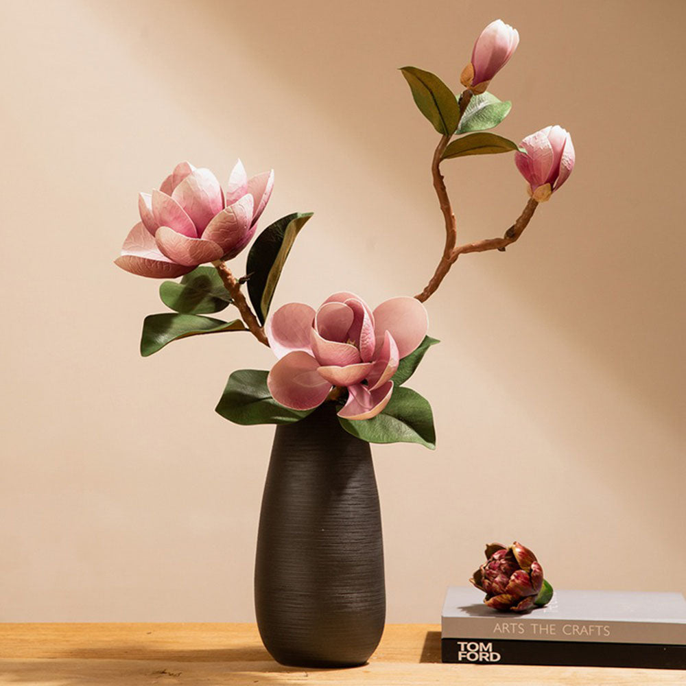 Artificial Magnolia Flower In Vase