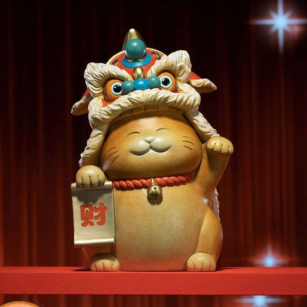 Feng Shui Brass Chinese Beckoning Cat