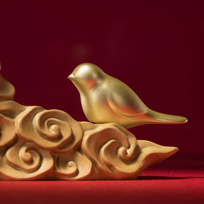 Brass Kissing Couple
