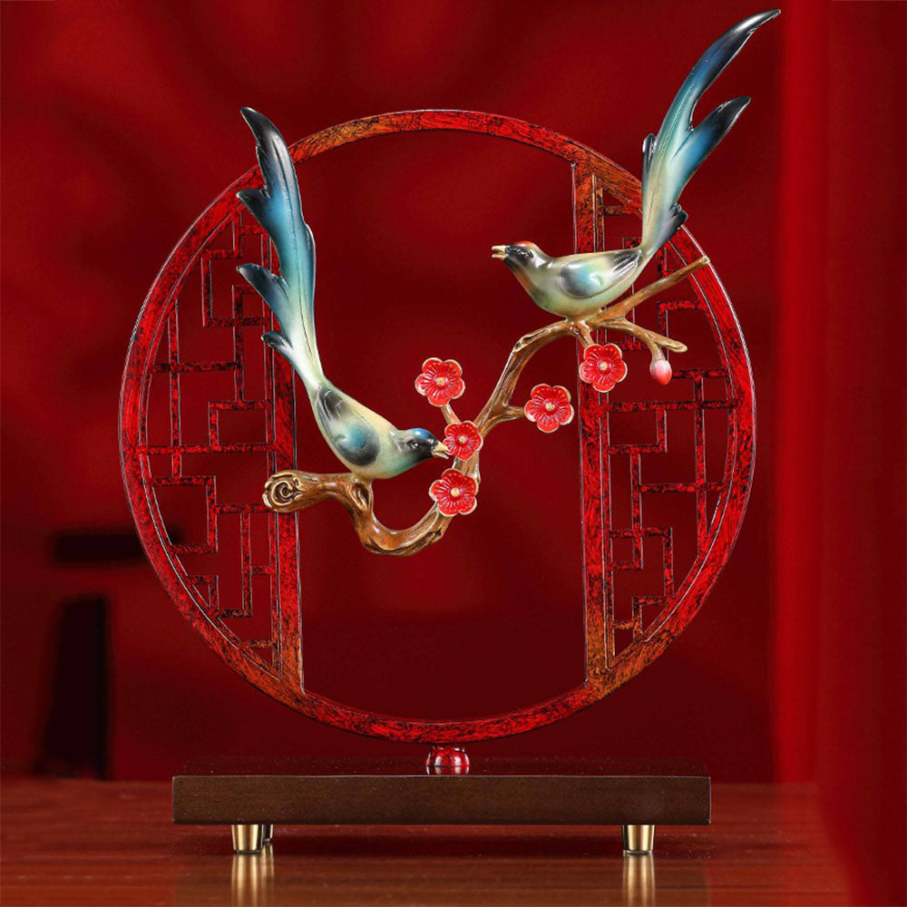 Brass Magpie Ornament