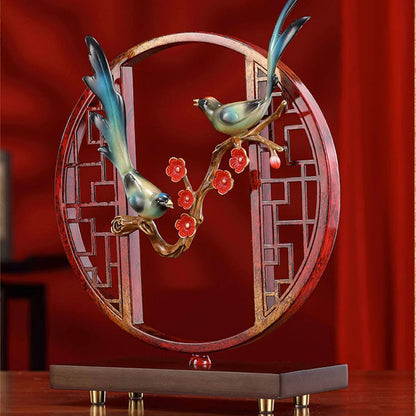 Brass Magpie Ornament