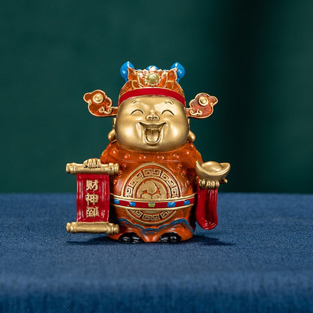 Five Direction Wealth God Figurine