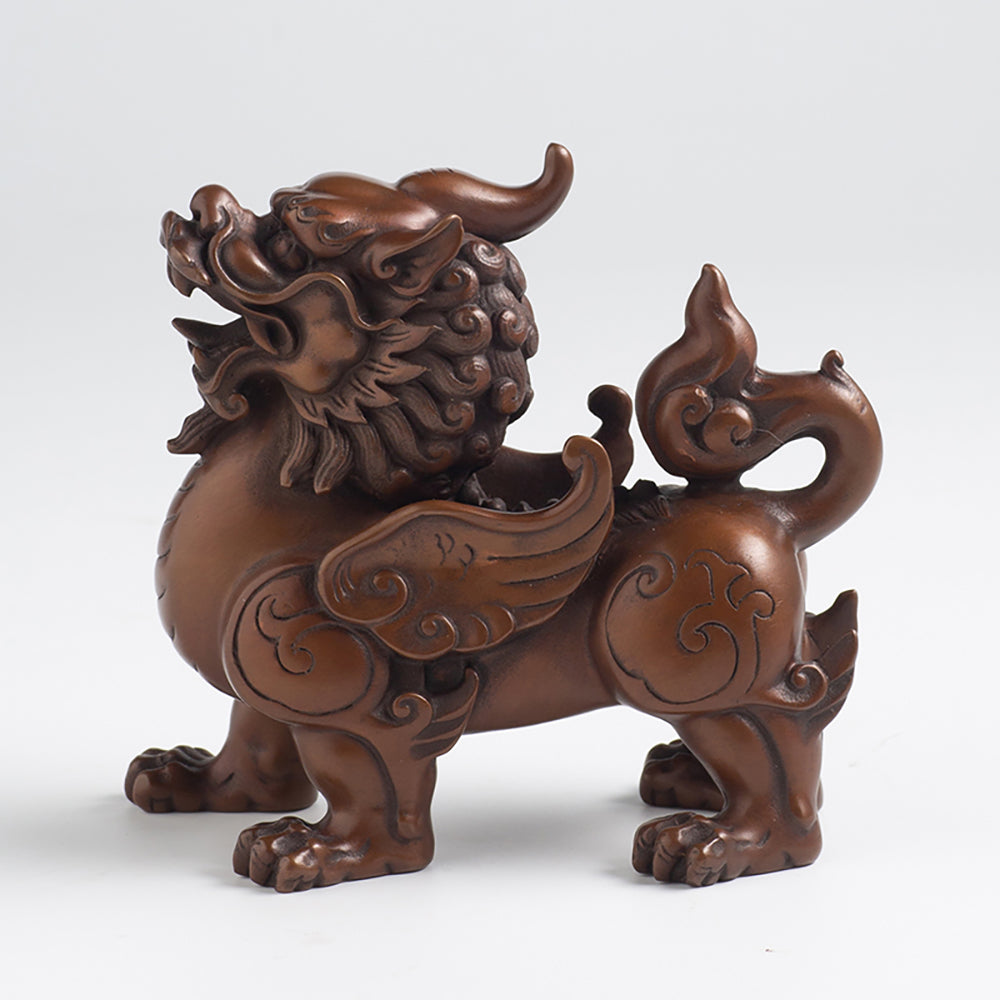 Bronze Pixiu Pair Feng Shui Wealth and Protection Decor