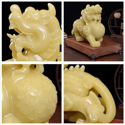 Jade Feng Shui Pixiu Pair