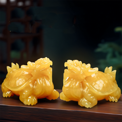 Yellow Jade Dragon Turtle