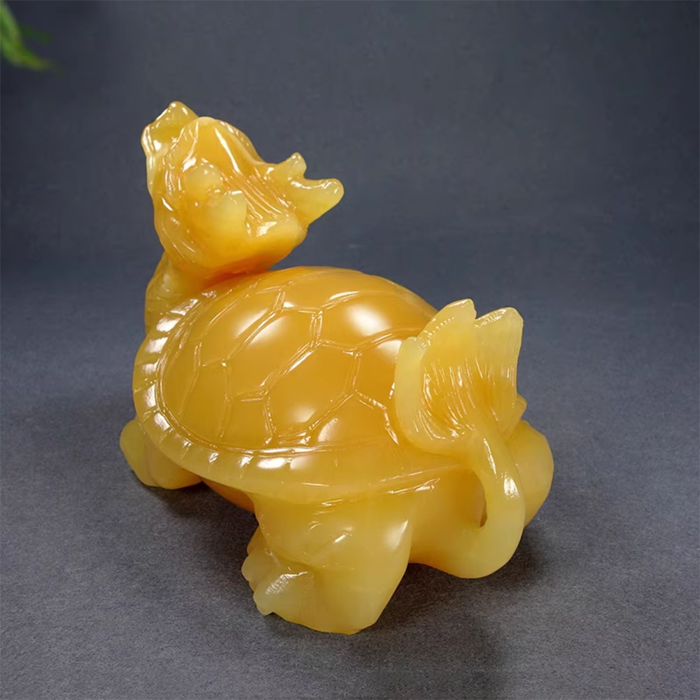 Yellow Jade Dragon Turtle