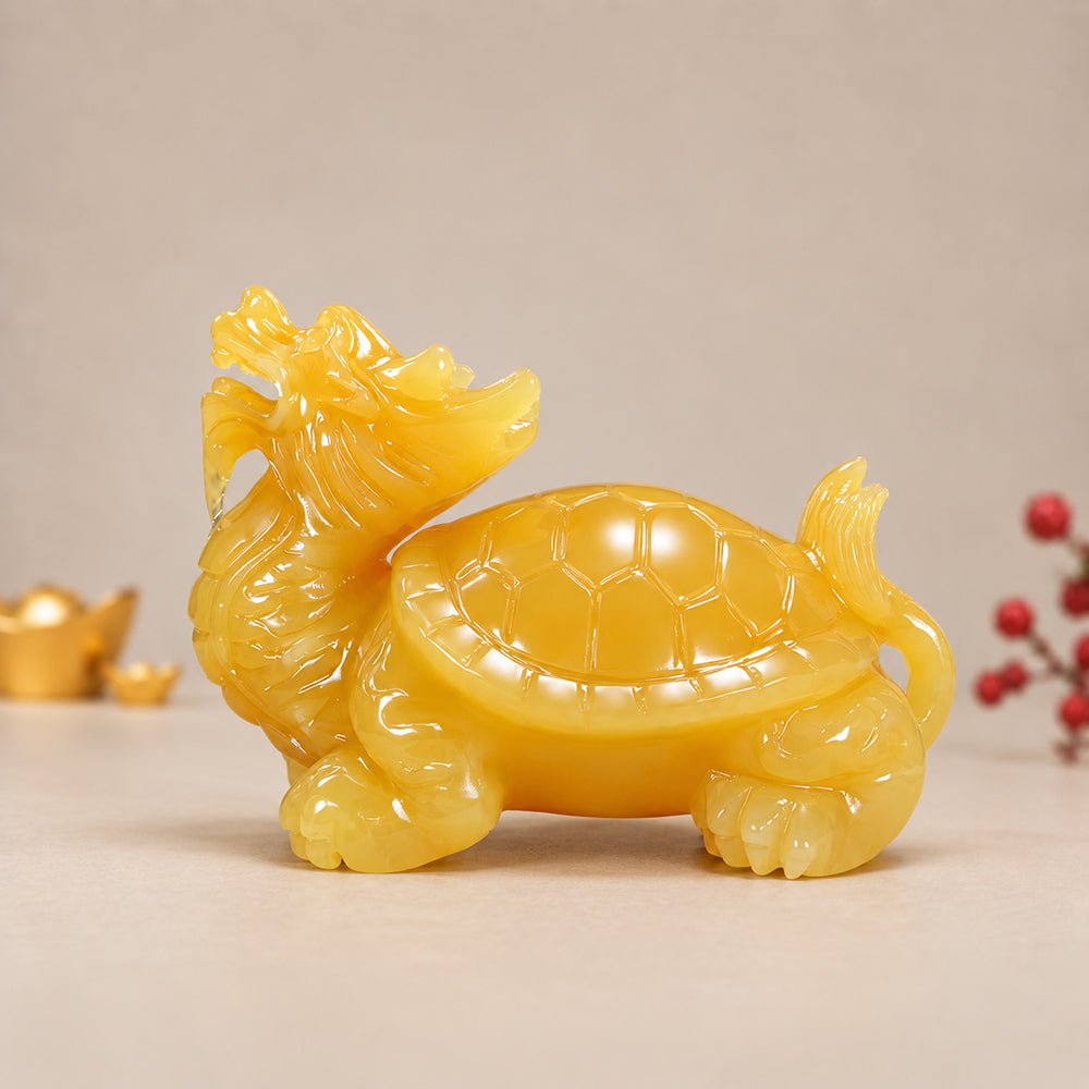 Yellow Jade Dragon Turtle