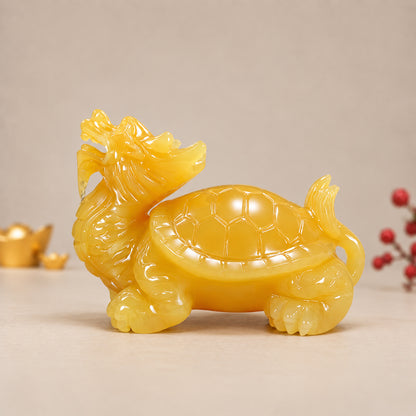 Yellow Jade Dragon Turtle