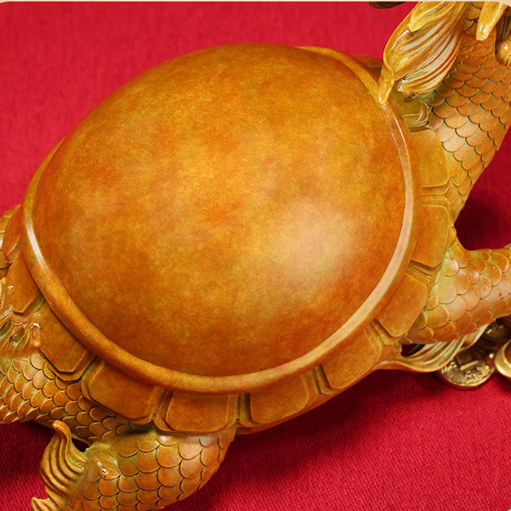 Solid Brass Dragon Turtle