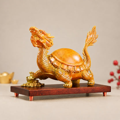 Solid Brass Dragon Turtle
