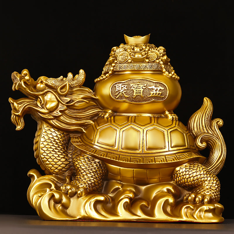 Fortune Brass Dragon Turtle