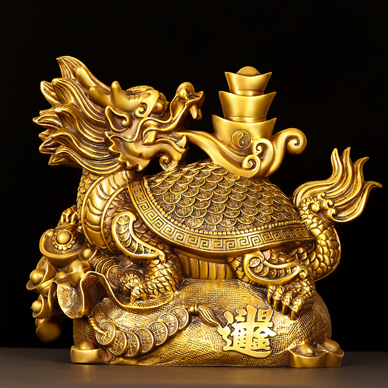 Fortune Brass Dragon Turtle