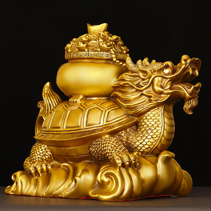 Fortune Brass Dragon Turtle