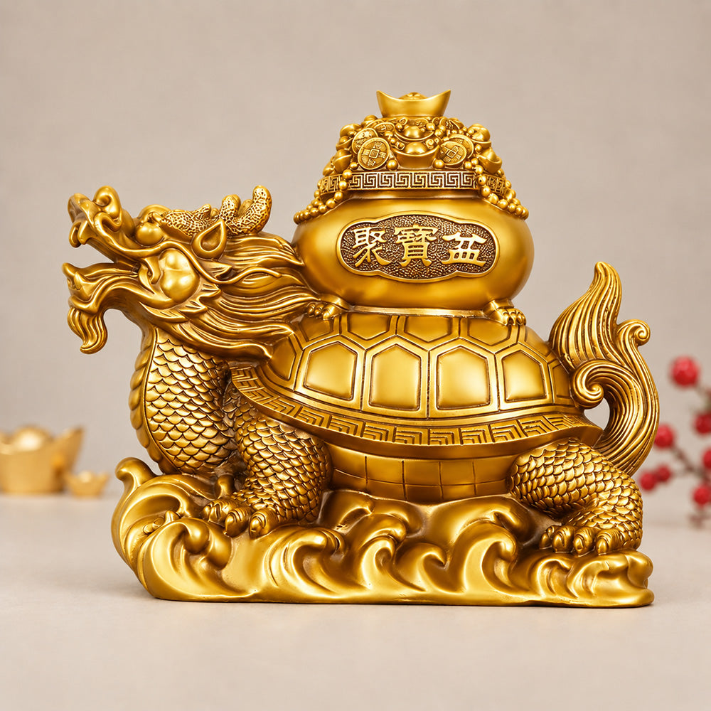 Fortune Brass Dragon Turtle