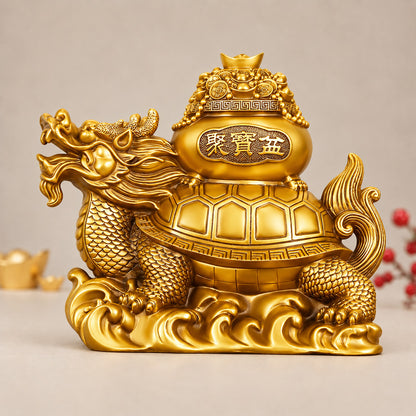 Fortune Brass Dragon Turtle