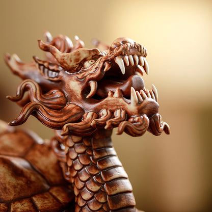Ceramic Feng Shui Dragon Turtle