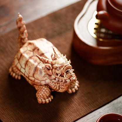 Ceramic Feng Shui Dragon Turtle