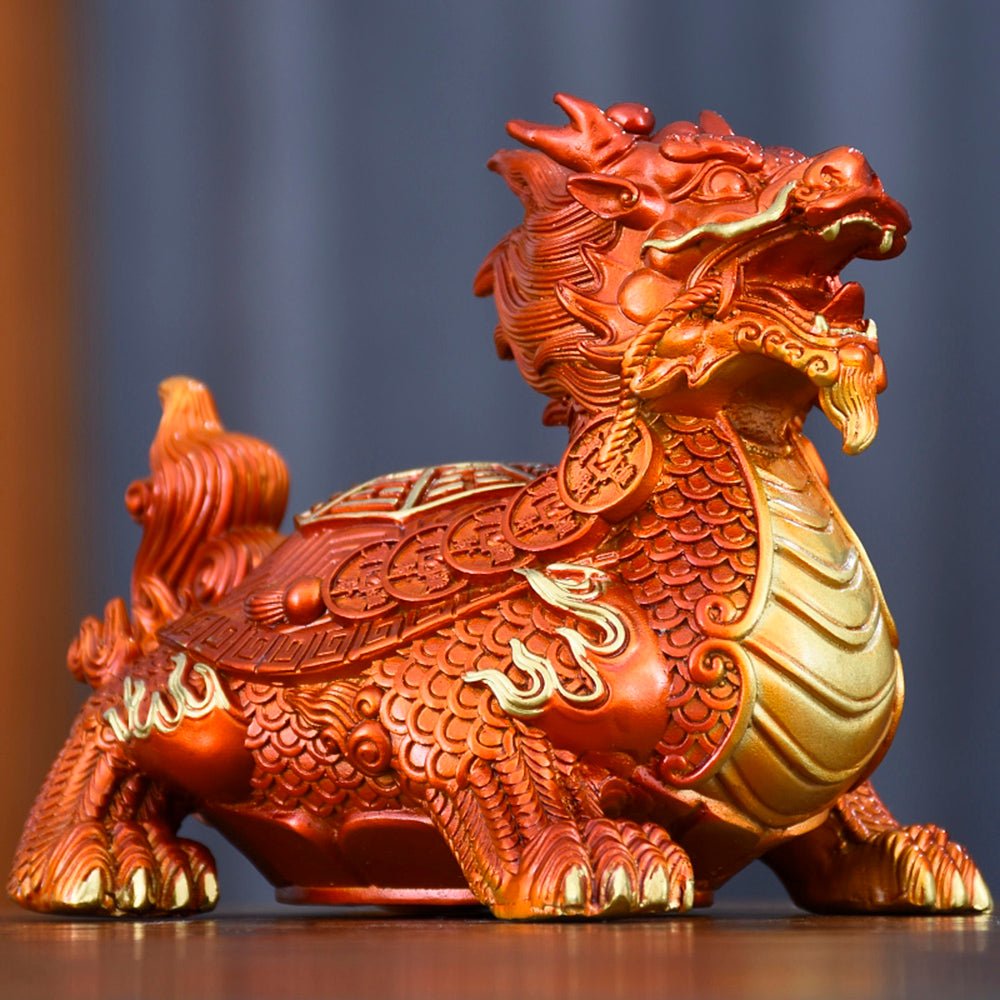 Traditional Lost-wax Casting Dragon Turtle