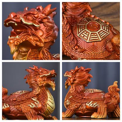 Traditional Lost-wax Casting Dragon Turtle