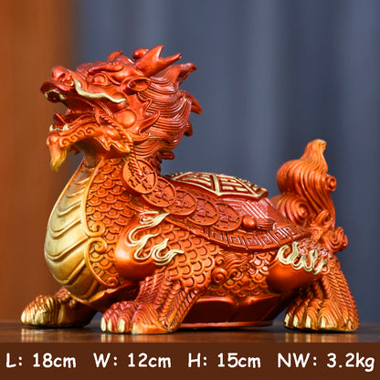 Traditional Lost-wax Casting Dragon Turtle