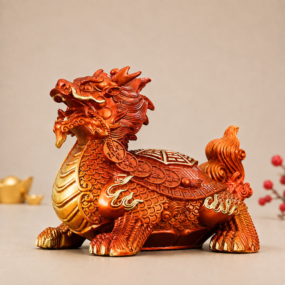 Traditional Lost-wax Casting Dragon Turtle