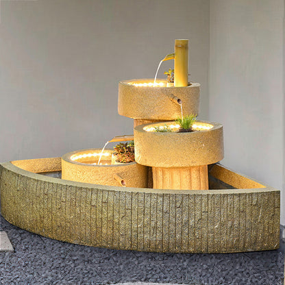 Japanese Large Bamboo Water Fountain
