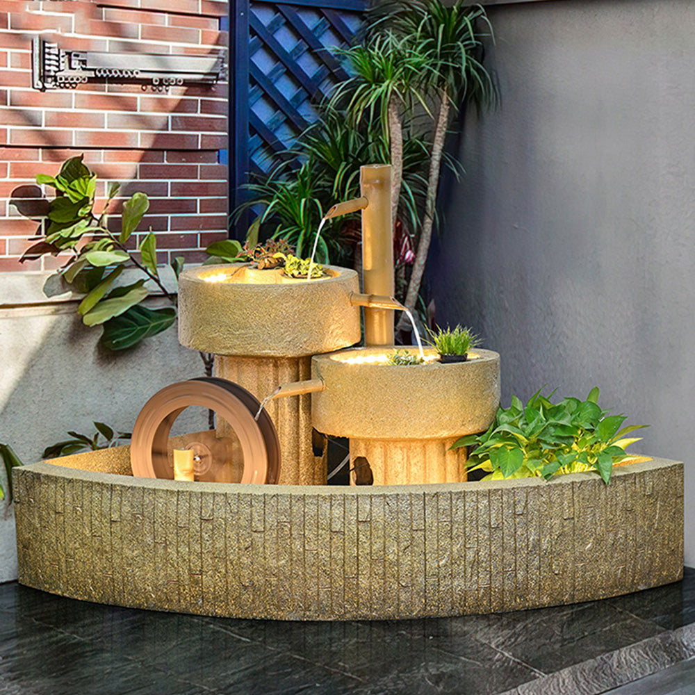 Japanese Large Bamboo Water Fountain