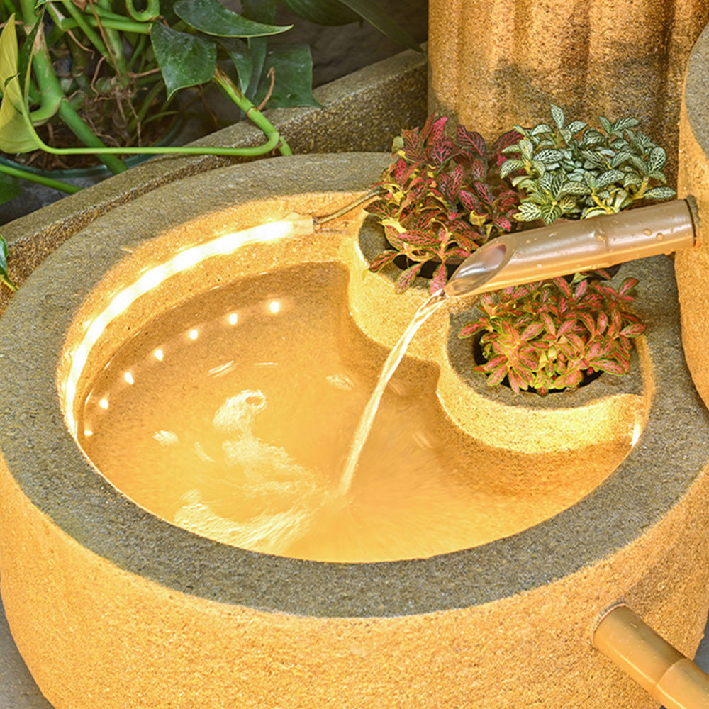 Japanese Large Bamboo Water Fountain