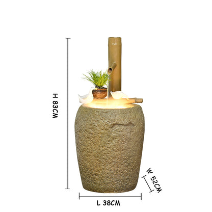 Japanese Bamboo Water Fountain For Zen Garden