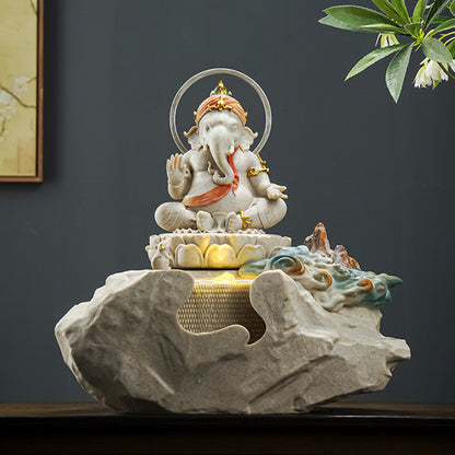 Ganesha Tabletop Water Fountain