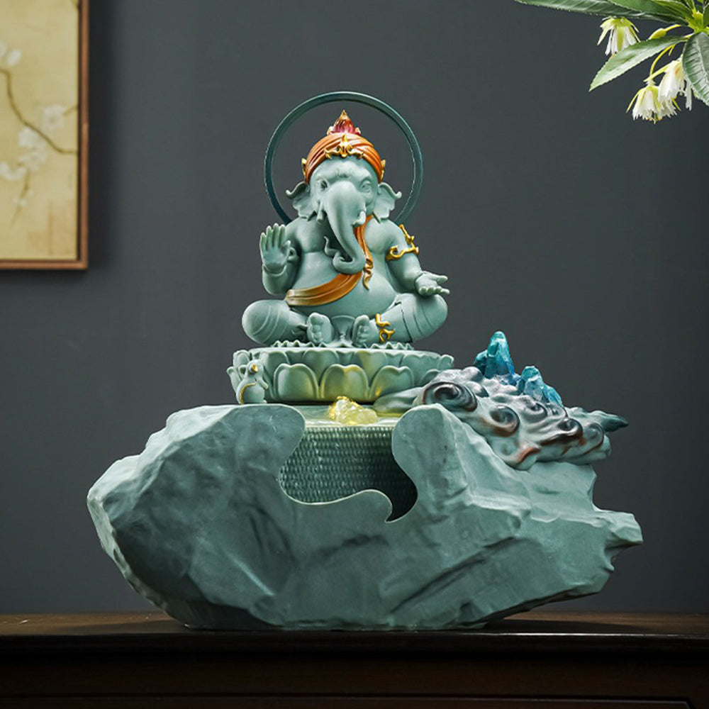 Ganesha Tabletop Water Fountain