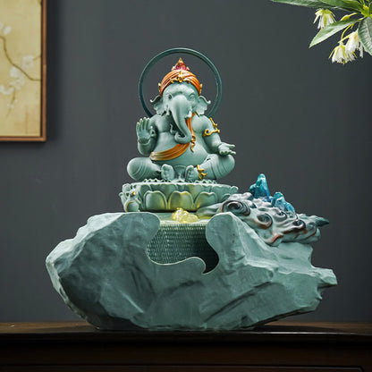 Ganesha Tabletop Water Fountain