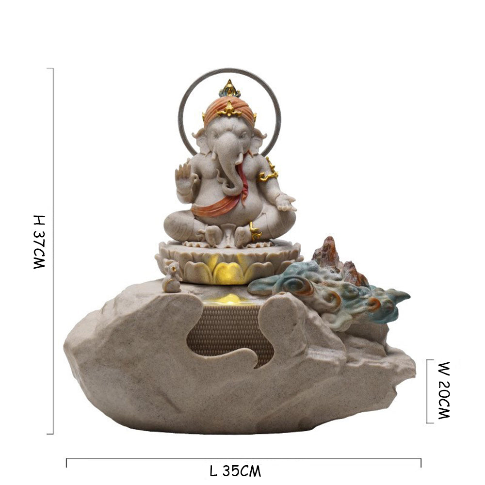 Ganesha Tabletop Water Fountain