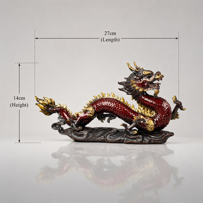Handcrafted Ceramic Dragon Statue