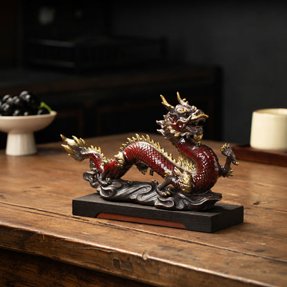 Handcrafted Ceramic Dragon Statue