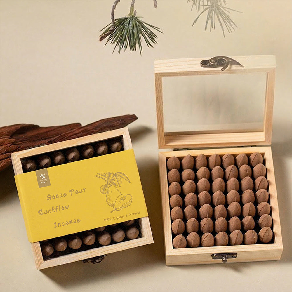 Pear Blossom Breeze Cone Shaped Backflow Incense