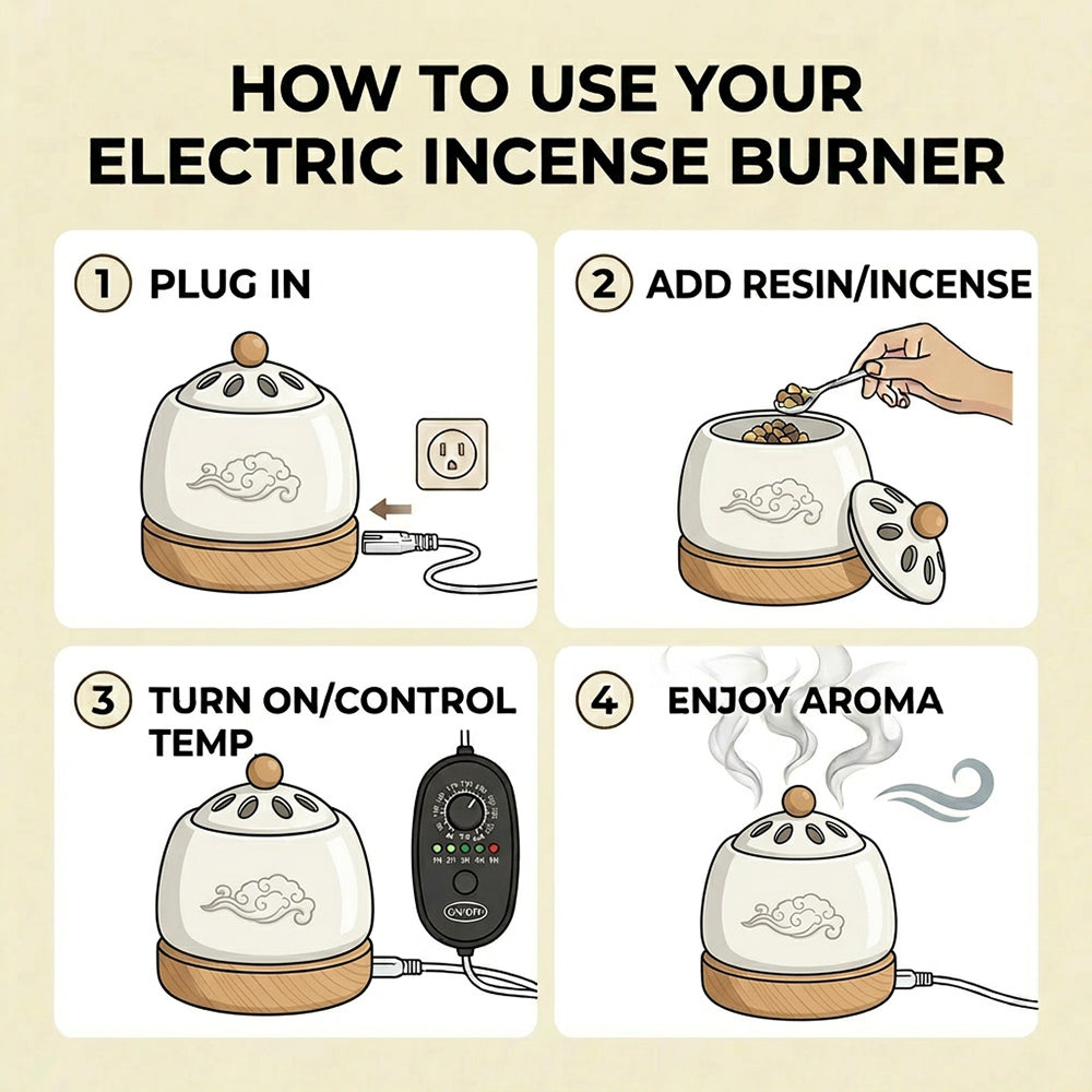 Auspicious Cloud Electric Incense Burner