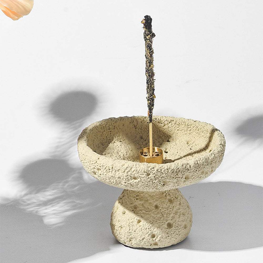 Cement Handmade Japanese Incense Holder