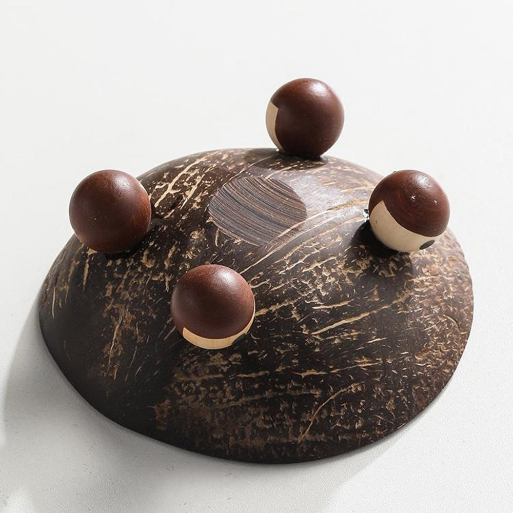 Natural Coconut Shell Japanese Incense Holder