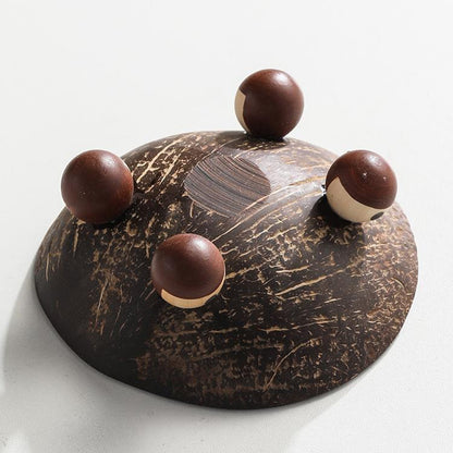 Natural Coconut Shell Japanese Incense Holder