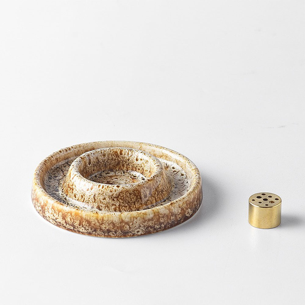 Japanese Incense Holder With Kiln-changed Design