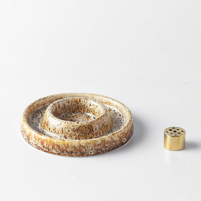 Japanese Incense Holder With Kiln-changed Design