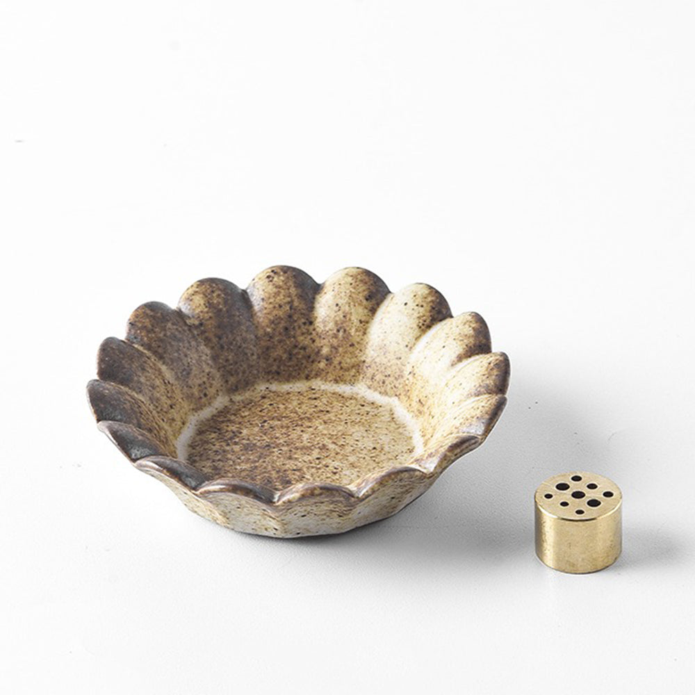 Blooming Flower Design Japanese Incense Holder