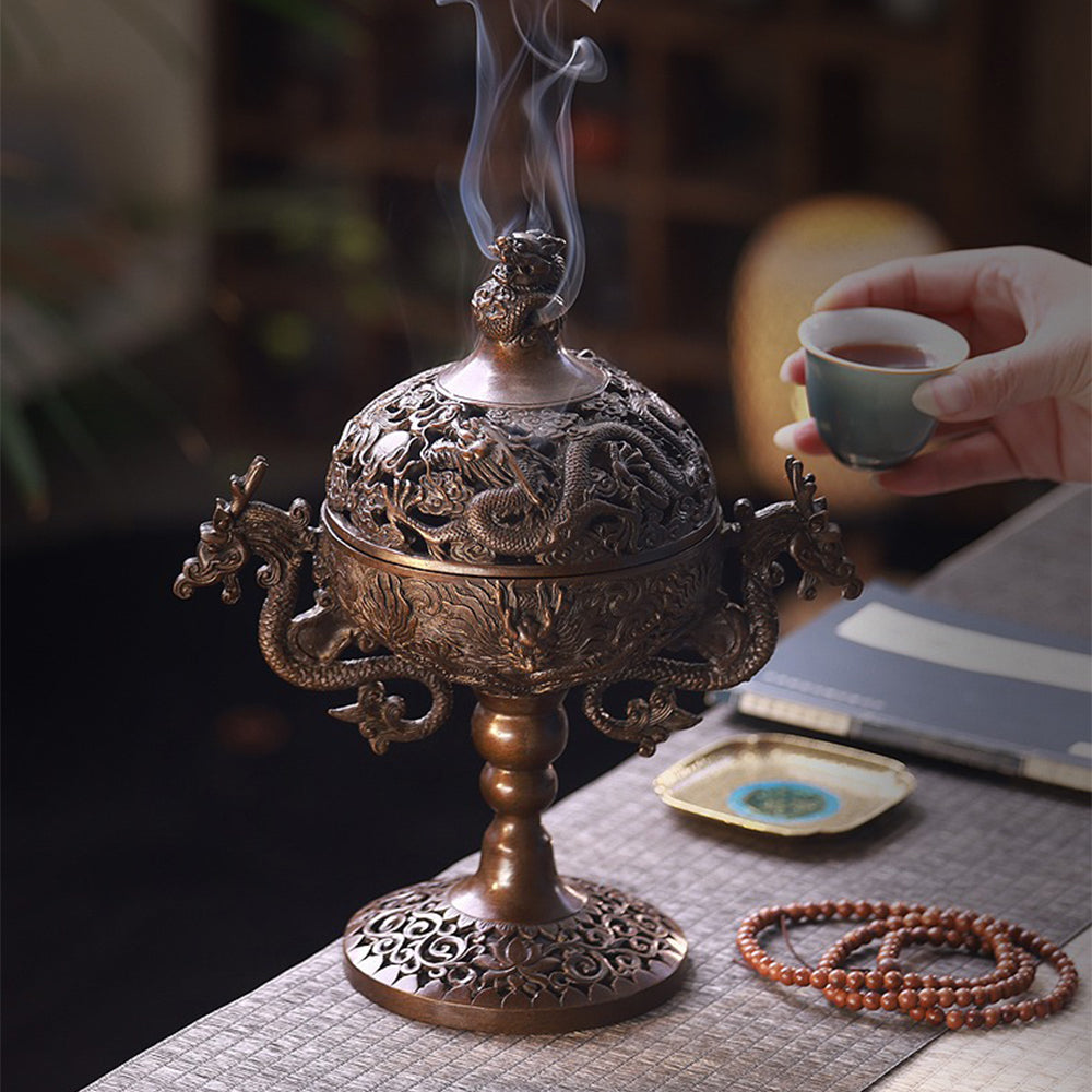 Archaic Carving Incense Burner