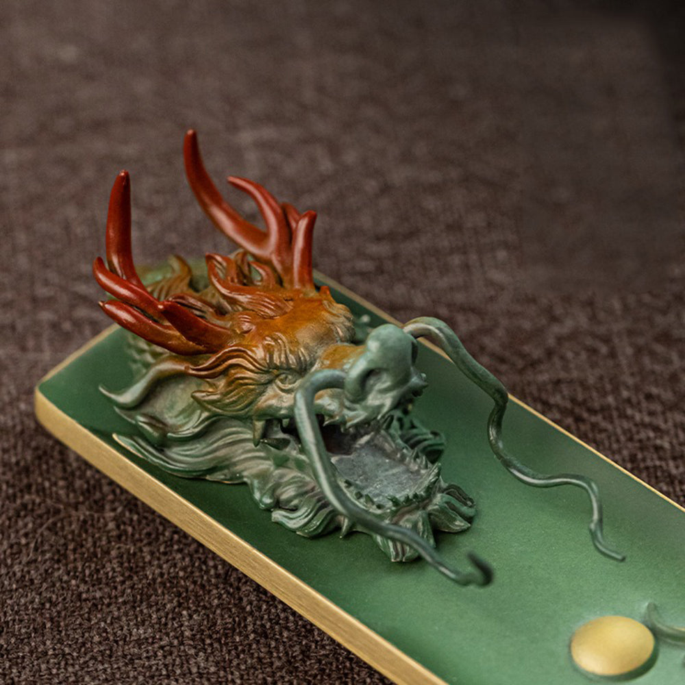 Premium Brass Dragon Incense Burner