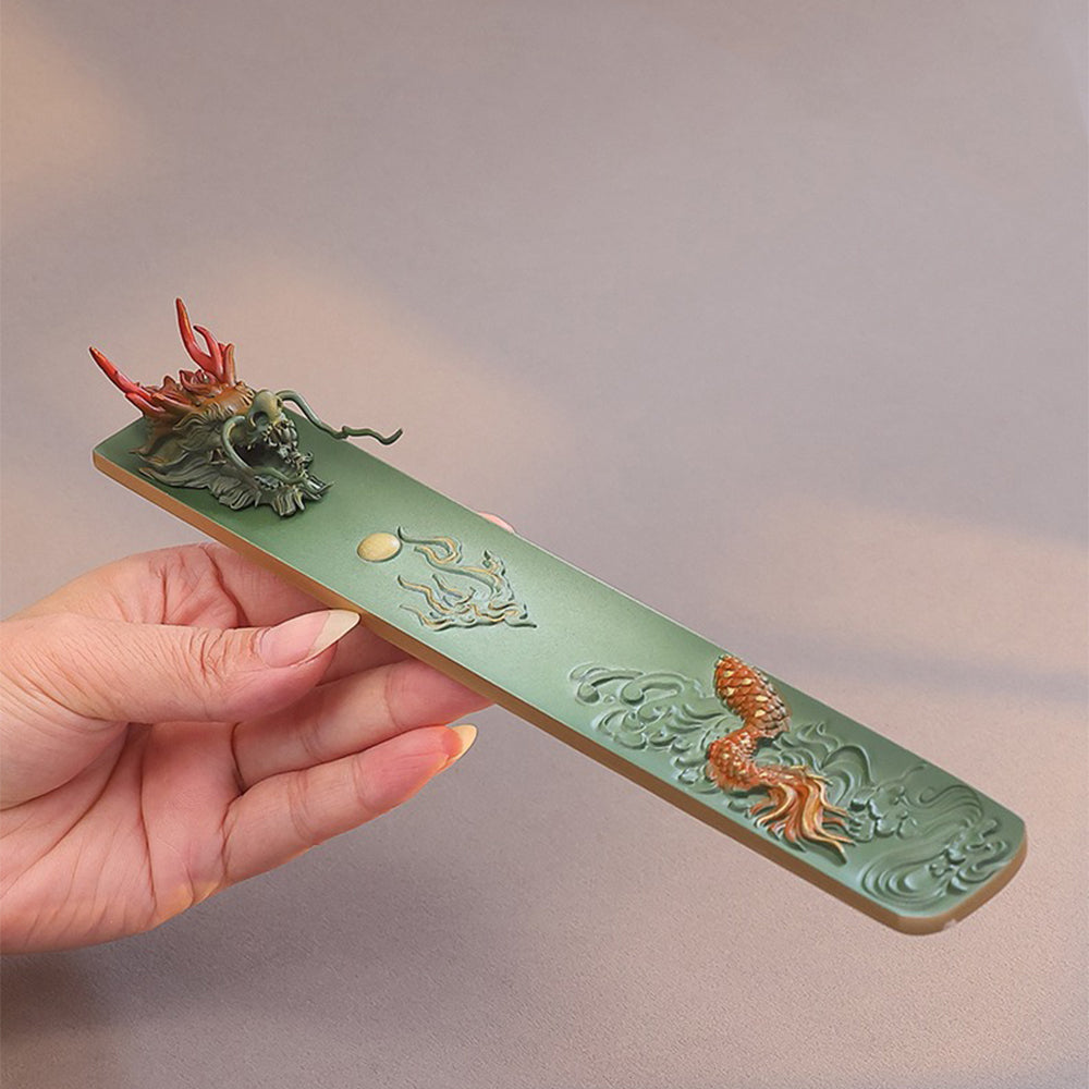 Premium Brass Dragon Incense Burner