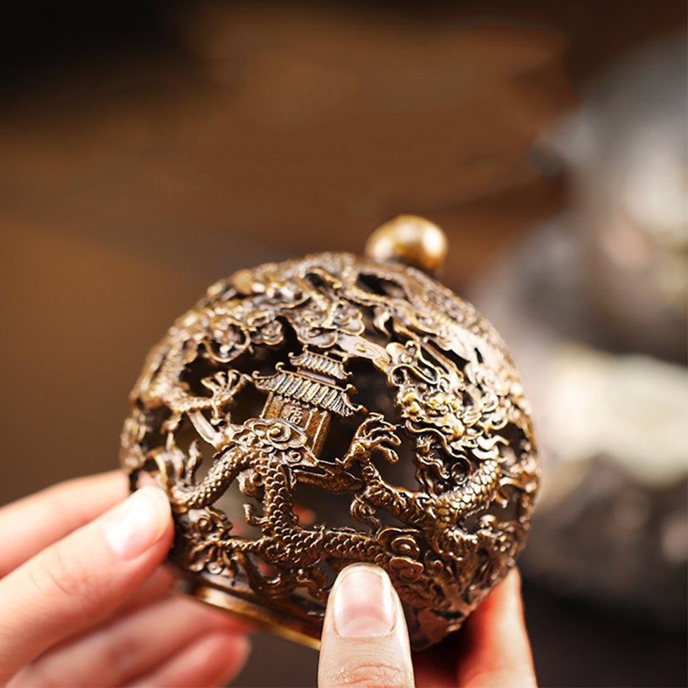 Rotatable Split Style Dragon Incense Burner