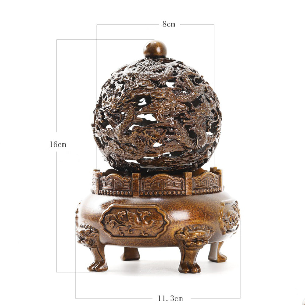 Rotatable Split Style Dragon Incense Burner