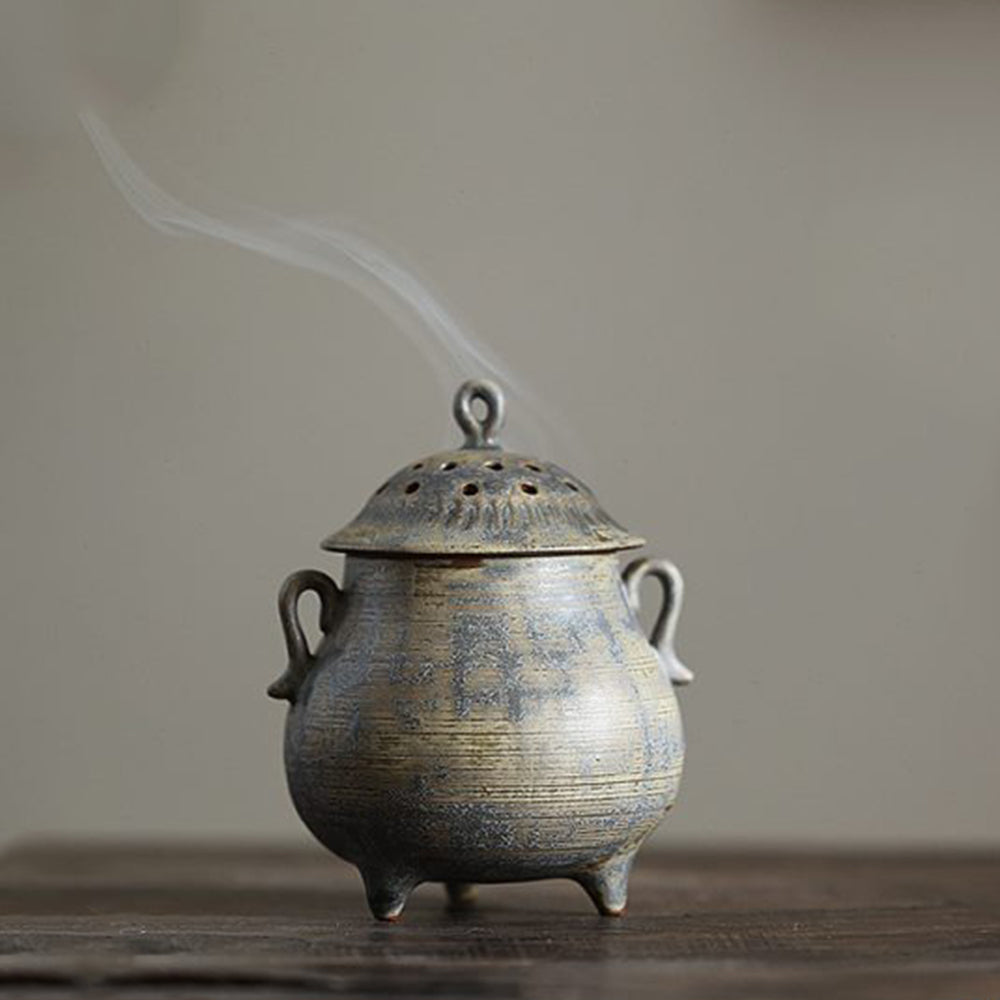 Coarse Pottery Simple Japanese Incense Burner