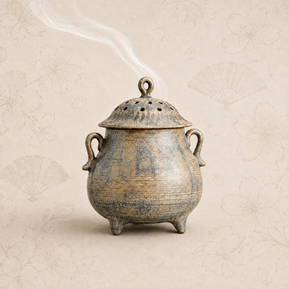 Coarse Pottery Simple Japanese Incense Burner
